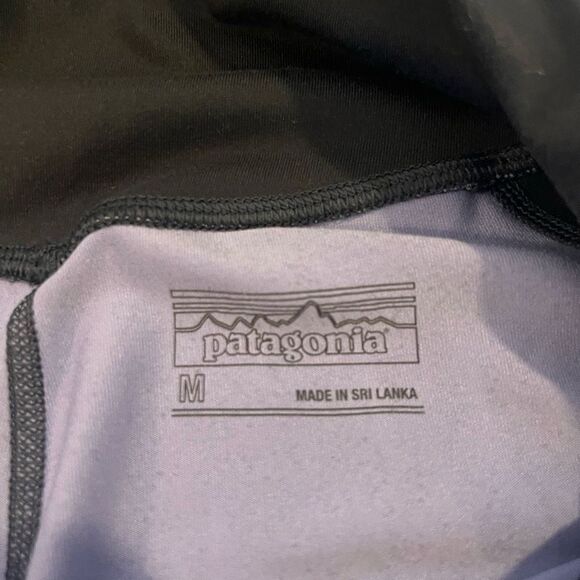 Patagonia Grey Pattern Athletic Casual Leggings Women Medium Bin B-1‎ - Picture 3 of 5